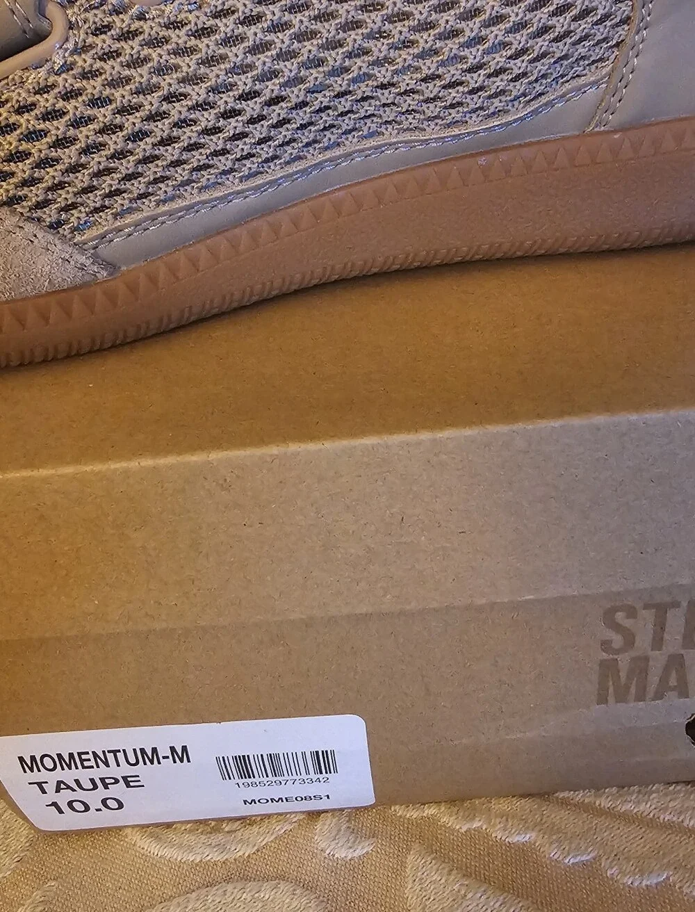 Steve Madden Momentum Sneakers Taupe 10 Medium